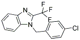 1-(4-CHLOROBENZYL)-2-(TRIFLUOROMETHYL)-1H-1,3-BENZIMIDAZOLE Struktur