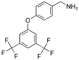 (4-[3,5-BIS(TRIFLUOROMETHYL)PHENOXY]PHENYL)METHYLAMINE Struktur