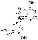 2'-DEOXYADENOSINE (U-13C10; U-15N5) Struktur