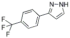 3-(4-TRIFLUOROMETHYLPHENYL)PYRAZOLE Struktur