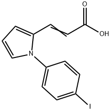 3-[1-(4-IODOPHENYL)-1H-PYRROL-2-YL]ACRYLIC ACID Struktur