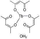 2,4-PENTANEDIONE, TERBIUM(III) DERIVATIVE HYDRATE Struktur