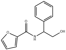 FURAN-2-CARBOXYLIC ACID (2-HYDROXY-1-PHENYL-ETHYL)-AMIDE Struktur