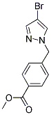 4-(4-BROMO-PYRAZOL-1-YLMETHYL)-BENZOIC ACID METHYL ESTER Struktur