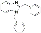 1-[(1-BENZYL-1H-BENZIMIDAZOL-2-YL)METHYL]PYRIDINIUM Struktur