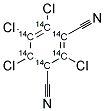 CHLOROTHALONIL [RING-14C(U)] Struktur