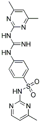 4-{[[(4,6-DIMETHYLPYRIMIDIN-2-YL)AMINO](IMINO)METHYL]AMINO}-N-(4-METHYLPYRIMIDIN-2-YL)BENZENESULFONAMIDE Struktur