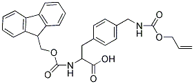 FMOC-D, L-PHE(4-CH2NH-ALLOC) Struktur