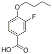 3-FLUORO-4-BUTOXYBENZOIC ACID Struktur