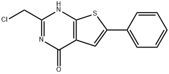 2-(CHLOROMETHYL)-6-PHENYLTHIENO[2,3-D]PYRIMIDIN-4(3H)-ONE Struktur