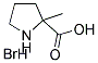 2-METHYL-PYRROLIDINE-2-CARBOXYLIC ACID HBR Struktur