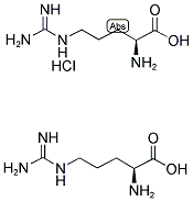 L-ARGININE BASE AND HCL Struktur