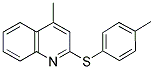 4-METHYL-2-[(4-METHYLPHENYL)SULFANYL]QUINOLINE Struktur