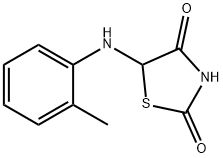 5-[(2-METHYLPHENYL)AMINO]-1,3-THIAZOLIDINE-2,4-DIONE Struktur