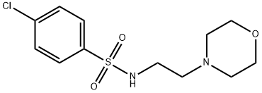 ((4-CHLOROPHENYL)SULFONYL)(2-MORPHOLIN-4-YLETHYL)AMINE Struktur