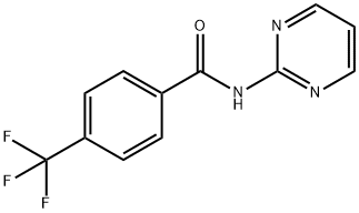 N-PYRIMIDIN-2-YL(4-(TRIFLUOROMETHYL)PHENYL)FORMAMIDE Struktur