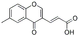 3-(6-METHYL-4-OXO-4H-CHROMEN-3-YL)-ACRYLIC ACID Struktur