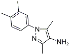 1-(3,4-DIMETHYLPHENYL)-3,5-DIMETHYL-1H-PYRAZOL-4-YLAMINE Struktur