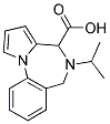 5-ISOPROPYL-5,6-DIHYDRO-4H-PYRROLO[1,2-A][1,4]BENZODIAZEPINE-4-CARBOXYLIC ACID Struktur