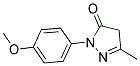 2-(4-METHOXY-PHENYL)-5-METHYL-2,4-DIHYDRO-PYRAZOL-3-ONE Struktur