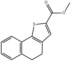 METHYL 4,5-DIHYDRONAPHTHO[1,2-B]THIOPHENE-2-CARBOXYLATE Struktur