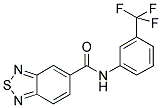 N-[3-(TRIFLUOROMETHYL)PHENYL]-2,1,3-BENZOTHIADIAZOLE-5-CARBOXAMIDE Struktur