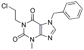 7-BENZYL-1-(2-CHLOROETHYL)-3-METHYL-3,7-DIHYDRO-1H-PURINE-2,6-DIONE Struktur