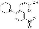 3-(5-NITRO-2-PIPERIDINOPHENYL)ACRYLIC ACID Struktur