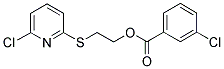 2-[(6-CHLOROPYRIDIN-2-YL)THIO]ETHYL 3-CHLOROBENZOATE Struktur