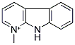 1-METHYL-9H-PYRIDO[2,3-B]INDOL-1-IUM Struktur