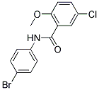 N-(4-BROMOPHENYL)-5-CHLORO-2-METHOXYBENZAMIDE Struktur