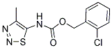 2-CHLOROBENZYL N-(4-METHYL-1,2,3-THIADIAZOL-5-YL)CARBAMATE Struktur