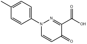 1-(4-METHYLPHENYL)-4-OXO-1,4-DIHYDRO-3-PYRIDAZINECARBOXYLIC ACID Struktur