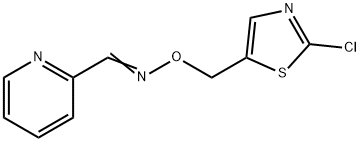 2-PYRIDINECARBALDEHYDE O-[(2-CHLORO-1,3-THIAZOL-5-YL)METHYL]OXIME Struktur