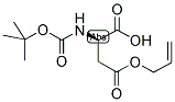 BOC-D-ASP(OALL)-OH Struktur