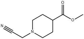 METHYL 1-(CYANOMETHYL)-4-PIPERIDINECARBOXYLATE Struktur