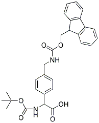 BOC-D, L-PHG(4-CH2NH-FMOC) Struktur