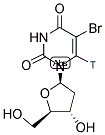 5-BROMO 2'-DEOXYURIDINE, [6-3H]- Struktur