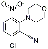 6-CHLORO-2-MORPHOLINO-3-NITROBENZONITRILE Struktur