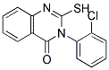 3-(2-CHLORO-PHENYL)-2-MERCAPTO-3H-QUINAZOLIN-4-ONE Struktur