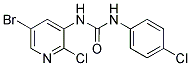 N-(5-BROMO-2-CHLORO-3-PYRIDYL)-N'-(4-CHLOROPHENYL)UREA Struktur