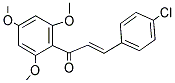 4-CHLORO-2',4',6'-TRIMETHOXYCHALCONE Struktur