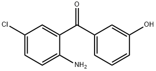 (2-AMINO-5-CHLOROPHENYL)(3-HYDROXYPHENYL)METHANONE Struktur