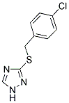 3-[(4-CHLOROBENZYL)THIO]-1H-1,2,4-TRIAZOLE Struktur