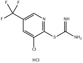 (3-CHLORO-5-(TRIFLUOROMETHYL)(2-PYRIDYL))THIOCARBOXAMIDINE, HYDROCHLORIDE Struktur