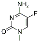 1-METHYL-5-FLUOROCYTOSINE Struktur