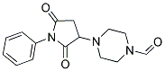 4-(2,5-DIOXO-1-PHENYL-3-PYRROLIDINYL)-1-PIPERAZINECARBALDEHYDE Struktur