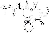 BOC-N-IN-ALLYLOXYCARBONYL-L-TRYPTOPHAN T-BUTYL ESTER Struktur