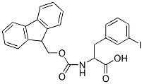 FMOC-D, L-PHE(3-I) Struktur