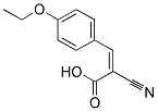 2-CYANO-3-(4-ETHOXY-PHENYL)-ACRYLIC ACID Struktur